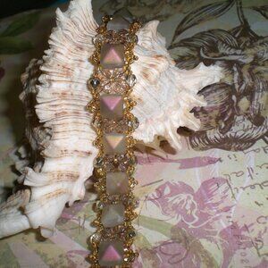 Hand Beaded Pinnacle Band Bracelet